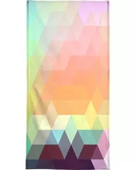 Полотенце для ванной Juniqe Renoir, цвет Grn & Orange