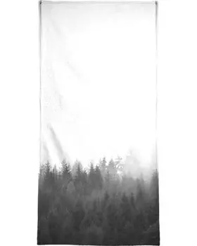 Полотенце для ванной Juniqe Walk Through The Forest, цвет Cremewei & Grau