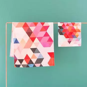 Полотенце для ванной Juniqe Watercolor Stripes, цвет Schwarz & Wei