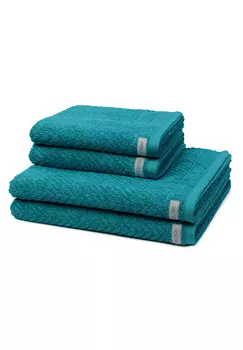 Полотенце для ванной Ross 2 X 2 X Duschtuch im Set Smart, цвет Smaragdgrn