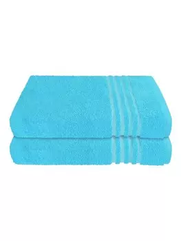 Полотенце для ванной Schiesser set Milano 2 teilig, бирюзовый