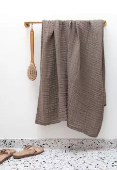 Полотенце для ванной The Organic Company FINE 100x150cm, серый