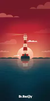 Полотенце Dr.Bacty, красный