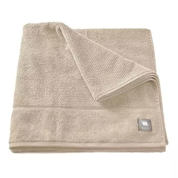 Полотенце DUKE с полосками зеленое 70х130 см HOMLA Musterring, бежевый