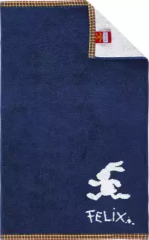 Полотенце Dyckhoff "Кролик Феликс", (1 шт.), 100% хлопок 70х130 см (1 шт.), цвет tintenblau