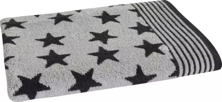 Полотенце Dyckhoff "Звезды", (1 шт.), со звездами и полосками 70х140 см (1 шт.), цвет anthrazit