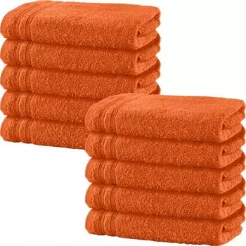 Полотенце Erwin Mller 10er-Pack 162962, 50x1x80 см, оранжевый