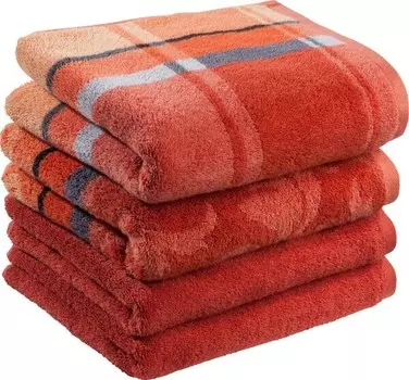 Полотенце Erwin Mller 4er-Pack 117439, 50x1x100 см цвет terra