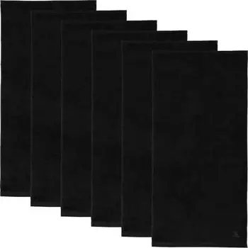 Полотенце Erwin Mller 6er-Pack 161519, 58x1x120 см, черный