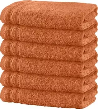 Полотенце Erwin Mller 6er-Pack 162961, 50x1x80 см цвет terra