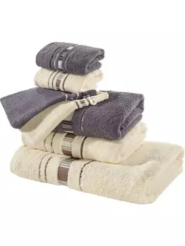 Полотенце Erwin Mller, цвет natur/grau