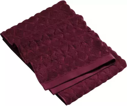 Полотенце Esprit "Modern Grid", (2 шт.), высокая-низкая структура, стеганый вид 50х100 см (2 шт.), цвет rubin