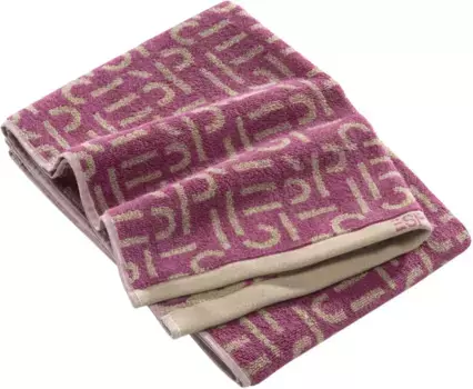 Полотенце Esprit "Scatter", (2 шт.), сплошной дизайн 50х100 см (2 шт.), цвет blackberry