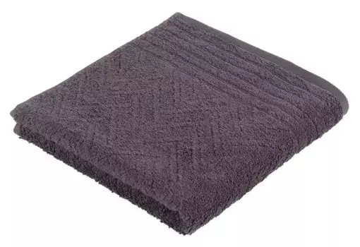 Полотенце фроттана "Элеганс", (1 шт.), с тиснением Frottana 50х100 см (1 шт.), цвет graphit