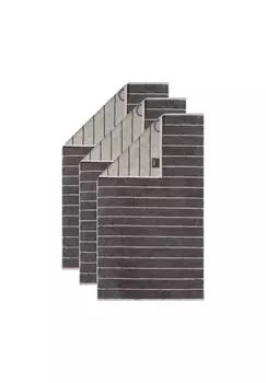 Полотенце гостевое, 3 шт. - C Balance, 30х50 см, махровая ткань, хлопок, полоска Cawo, размер: длина 50см, ширина 30см.