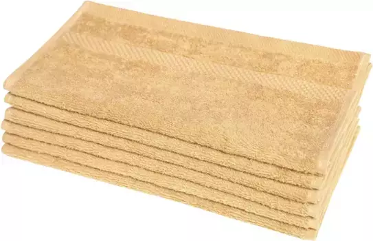 Полотенце гостевое Dyckhoff "Планета", (6 шт.) 30х50 см (6 шт.), цвет apricot