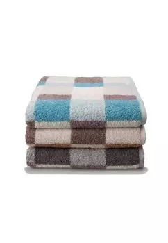 Полотенце Grace Grand Spa в клеточку, бирюзовый премиум, один размер