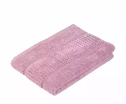 Полотенце Gzze "BIO Terry", (1 шт.), натуральный хлопок, однотонное, с стриженной каймой, пастельные тона 70х140 см (1 шт.), цвет altrosa