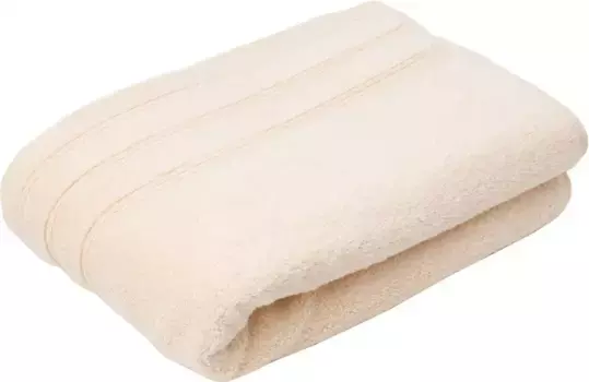 Полотенце Gzze "Монако", (1 шт.), однотонное, с волнистой каймой, чистый хлопок 70х140 см (1 шт.), цвет apricot