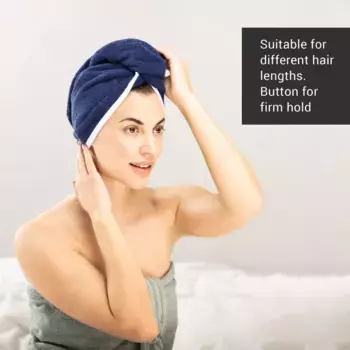 Полотенце HOMELEVEL, синий