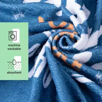 Полотенце HOMELEVEL, синий