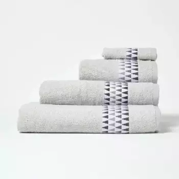 Полотенце Homescapes, серый