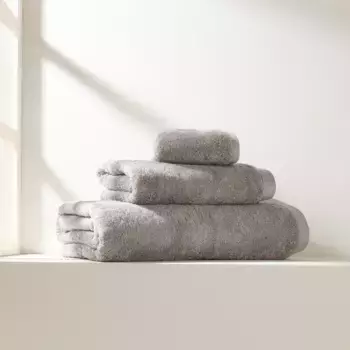 Полотенце из экстра чесаного хлопка 550 гр/м2 Kashmir El Corte Ingls, светло-серый