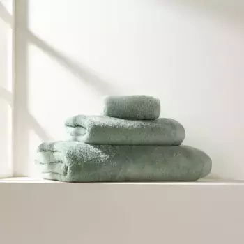 Полотенце из экстра чесаного хлопка 550 гр/м2 Kashmir El Corte Ingls, зеленый