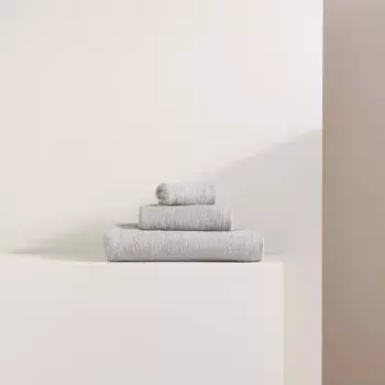 Полотенце из органического хлопка 500 г/м2 Bsico Basics El Corte Ingls, серый