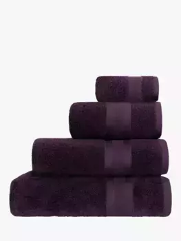 Полотенце Jasper Conran London Zero Twist Cotton Fast Drying, цвет aubergine