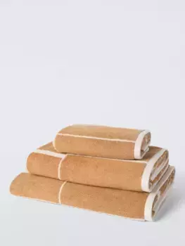 Полотенце John Lewis Connect Check, цвет caramel