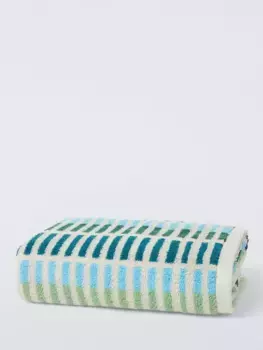 Полотенце John Lewis Multi Stripe, цвет blue/green
