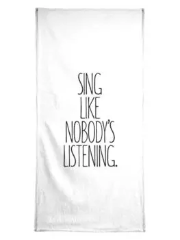 Полотенце Juniqe, черный