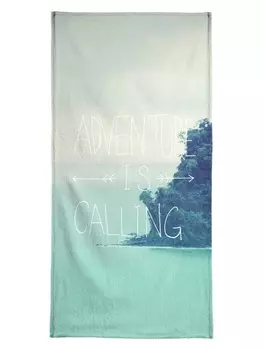 Полотенце Juniqe, цвет blau & cremewei