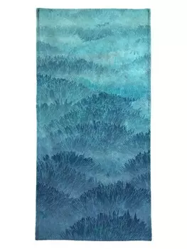 Полотенце Juniqe, цвет blau & trkis