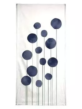 Полотенце Juniqe, цвет blau & wei