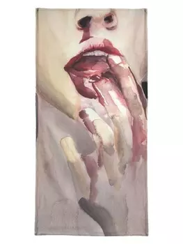 Полотенце Juniqe, цвет cremewei & grau