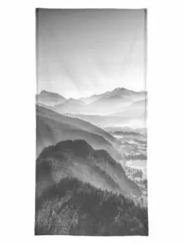 Полотенце Juniqe, цвет grau & schwarz