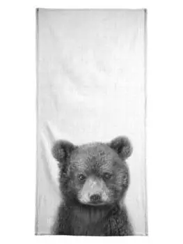 Полотенце Juniqe, цвет grau & schwarz