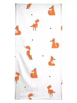 Полотенце Juniqe, цвет orange & wei