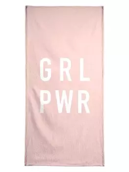 Полотенце Juniqe, цвет rosa & schwarz