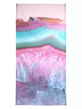 Полотенце Juniqe, цвет rosa & trkis