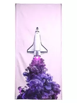 Полотенце Juniqe, цвет rosa & violett