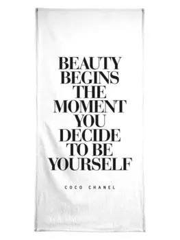 Полотенце Juniqe, цвет schwarz & wei