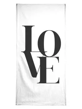 Полотенце Juniqe, цвет schwarz & wei