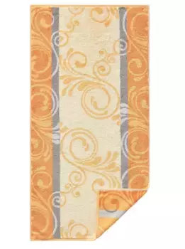 Полотенце Кавё Caw 50х100 см, цвет apricot-gemustert