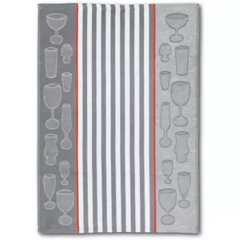 Полотенце кухонное Dyckhoff «Стеклы/полубельё», (набор, 10 шт.), антрацит