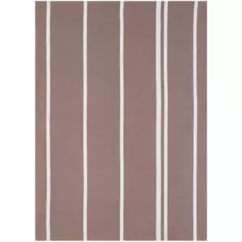 Полотенце кухонное лепное «Полоски», (комплект, 3 шт.), жаккардового полосатого переплетения Stuco, серо-коричневый/белый