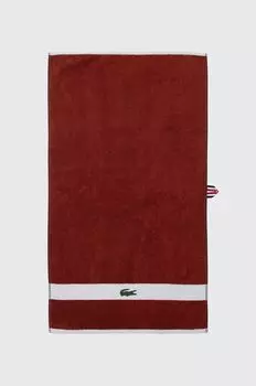 Полотенце L Casual Terre Battue 55 x 100 см Lacoste, коричневый