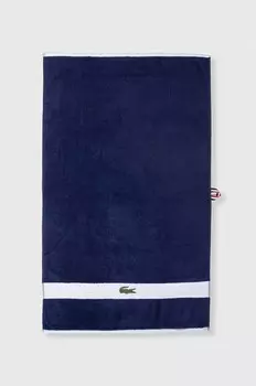 Полотенце Lacoste с добавлением шерсти 55 х 100 см, синий